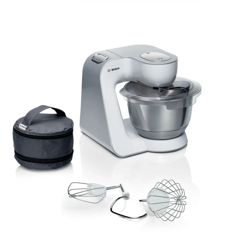 Bosch Serie 4 MUM58200 Køkkenmaskine 3.9liter 1000W Sølv/hvid